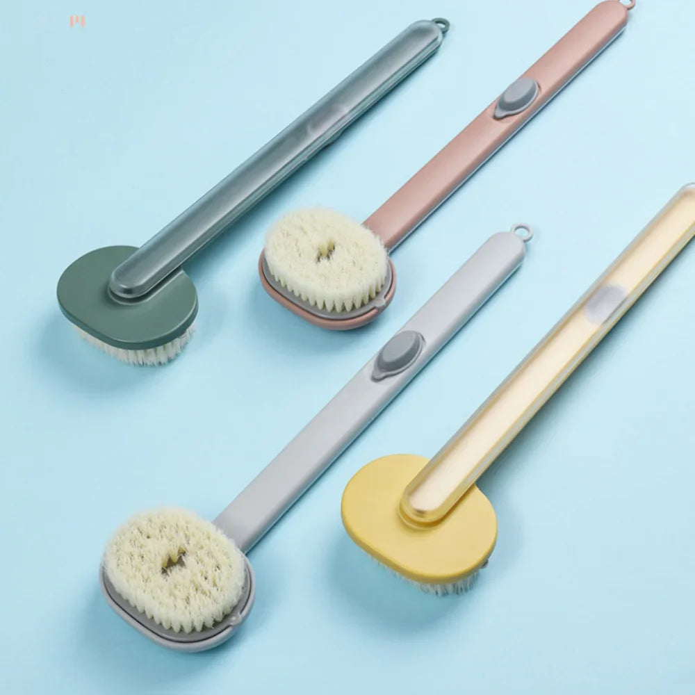 (1 + 1 Free)Ultimate ShowerBrush with Soap Dispenser
