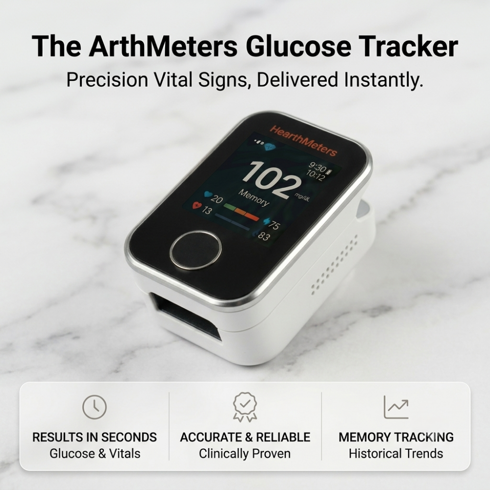 NEW 2.0 Non-Invasive Blood Glucose Monitor DE LUXE