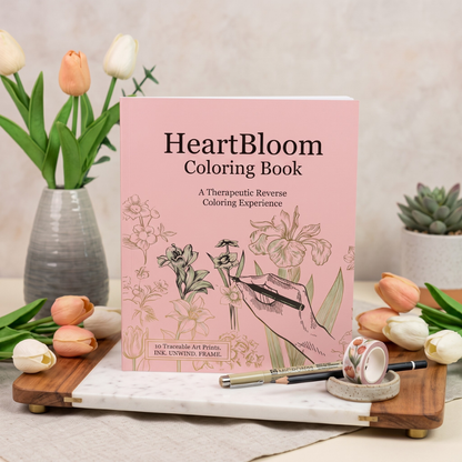 HeartBloom Coloring Book