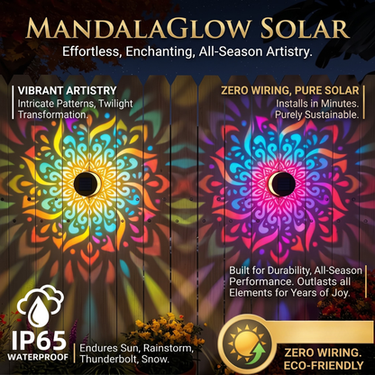 (1 + 1 Free) MandalaGlow Solar