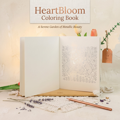 HeartBloom Coloring Book