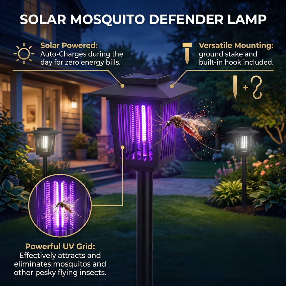 Solar Mosquito Defender Lamp