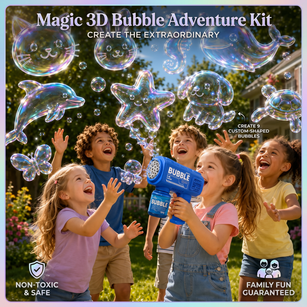 Magic 3D Bubble Adventure Kit