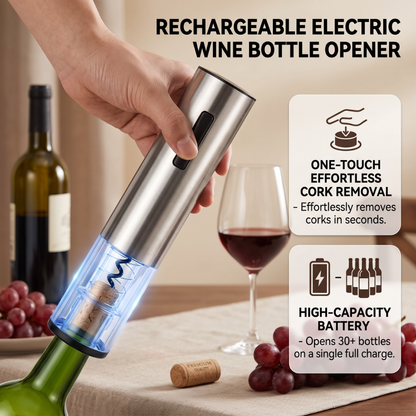 Rechargeable Electric Wine Bottle Opener