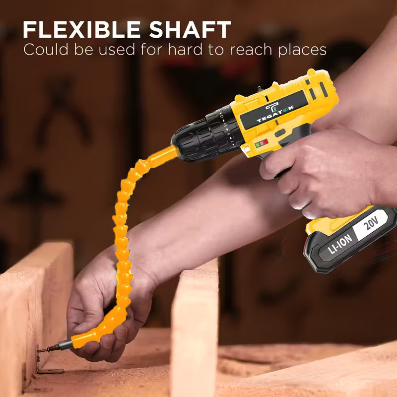 🔧 PowerForge 20V — Cordless Drill & 148-Piece Tool Set