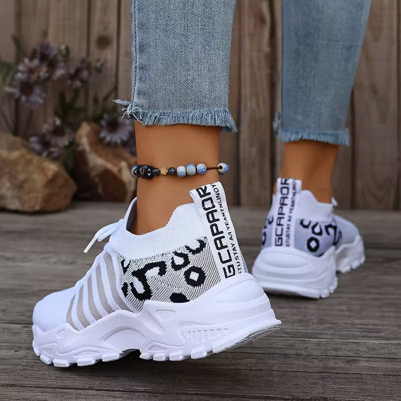 Claire Shoes — Women’s Lightweight Athletic Running Sneakers, Breathable Platform Design