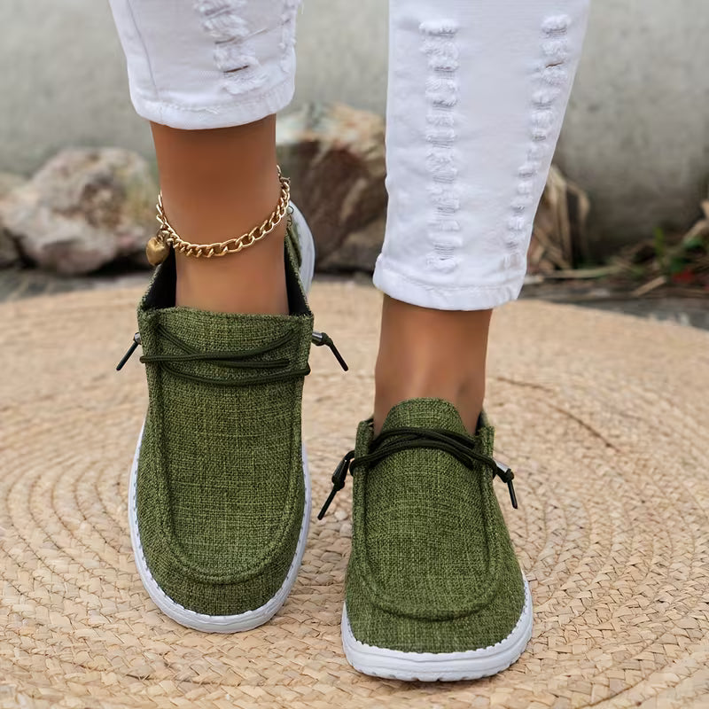 Linna Casual Shoes — Women’s Breathable Loafers with Non-Slip Sole