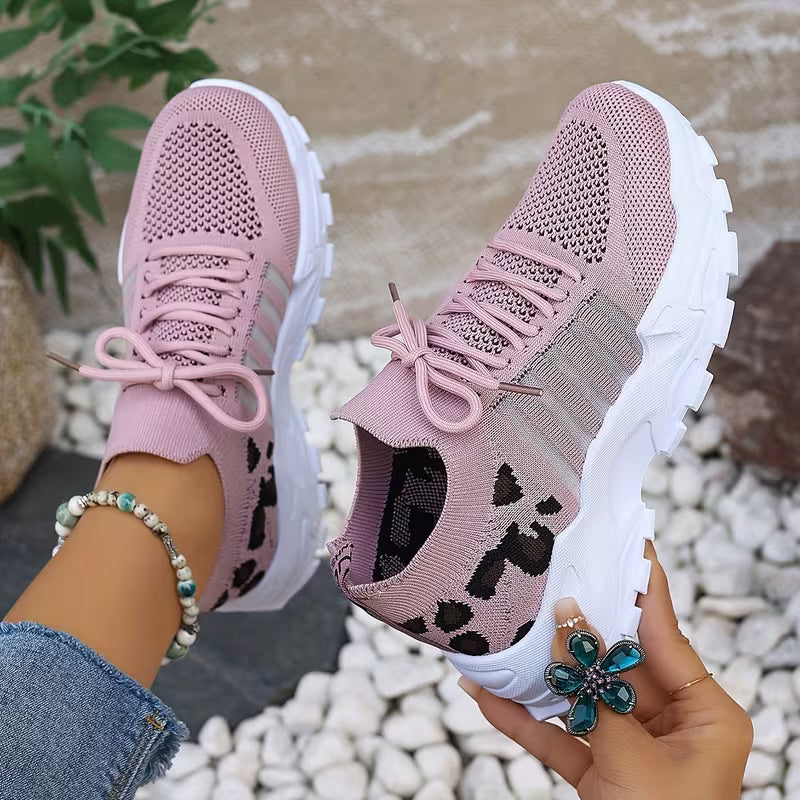Claire Shoes — Women’s Lightweight Athletic Running Sneakers, Breathable Platform Design