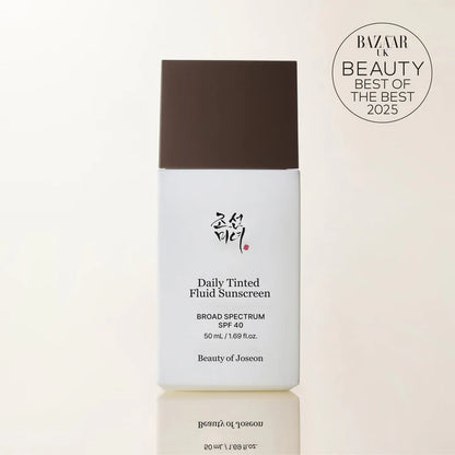 Daily Tinted Fluid Sunscreen SPF 40 — Lightweight Tint + Hydration + Shine Control