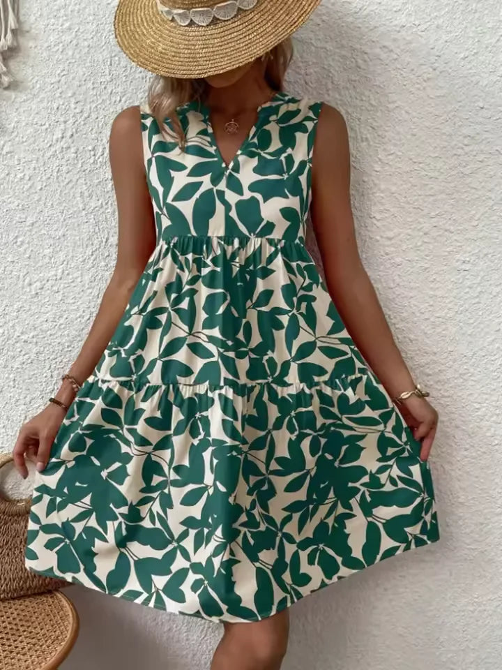 Willow - Boho Summer V-Neck Dress