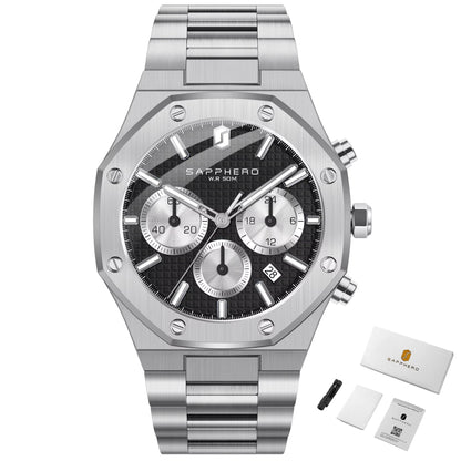 Premium Automatic Chronograph Sport Watch (42mm, Sapphire Crystal)