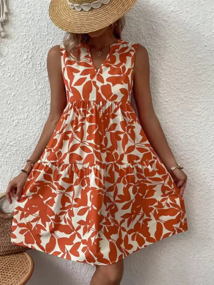 Willow - Boho Summer V-Neck Dress