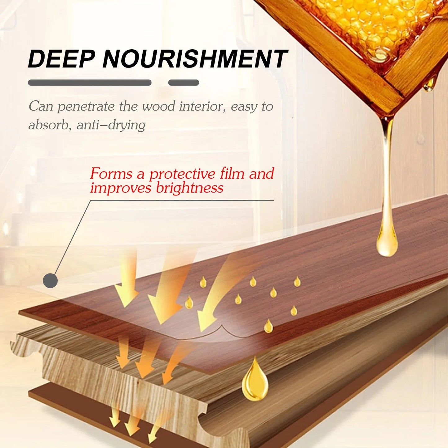 (1 + 1 Free) Beewax ShineUp: Ultimate Wood Polish