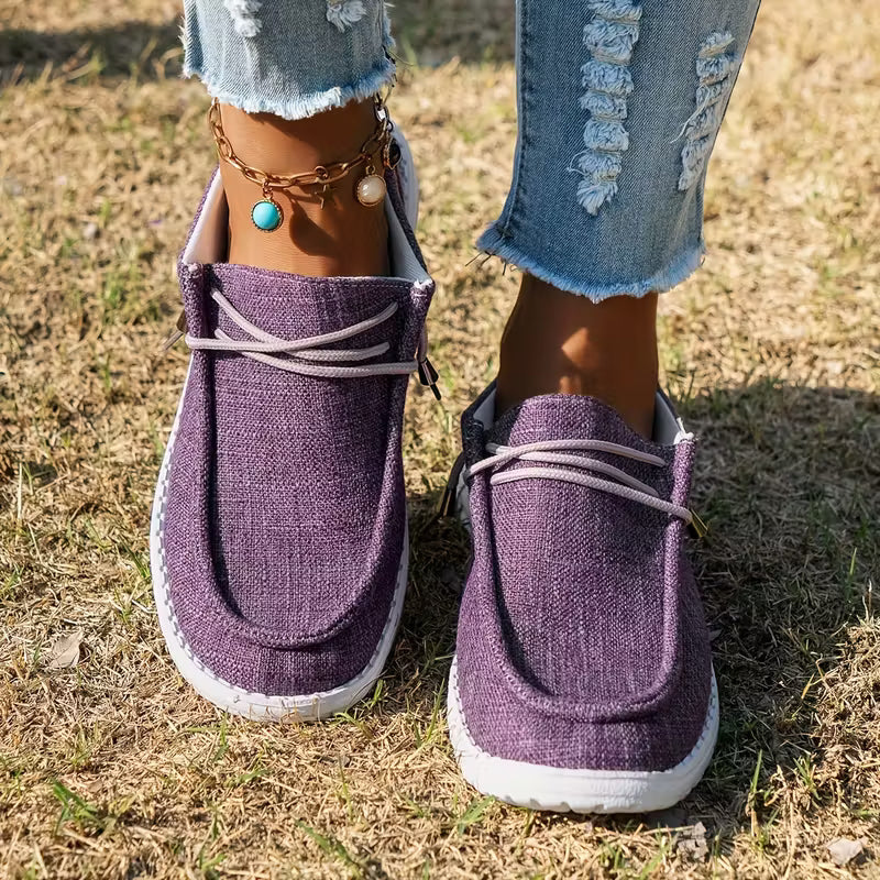 Linna Casual Shoes — Women’s Breathable Loafers with Non-Slip Sole