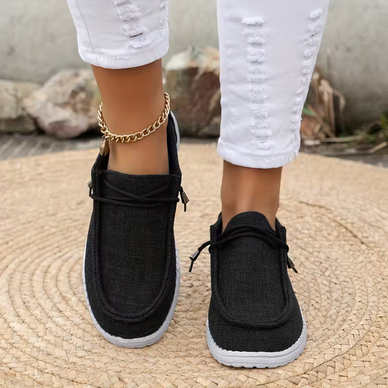 Linna Casual Shoes — Women’s Breathable Loafers with Non-Slip Sole