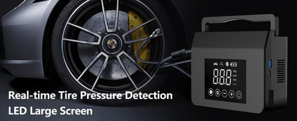 FYNNN - RoadRescue 4000A — Car Jump Starter + 150 PSI Tire Inflator (12V, 15,000 mAh, LED, Power Bank)