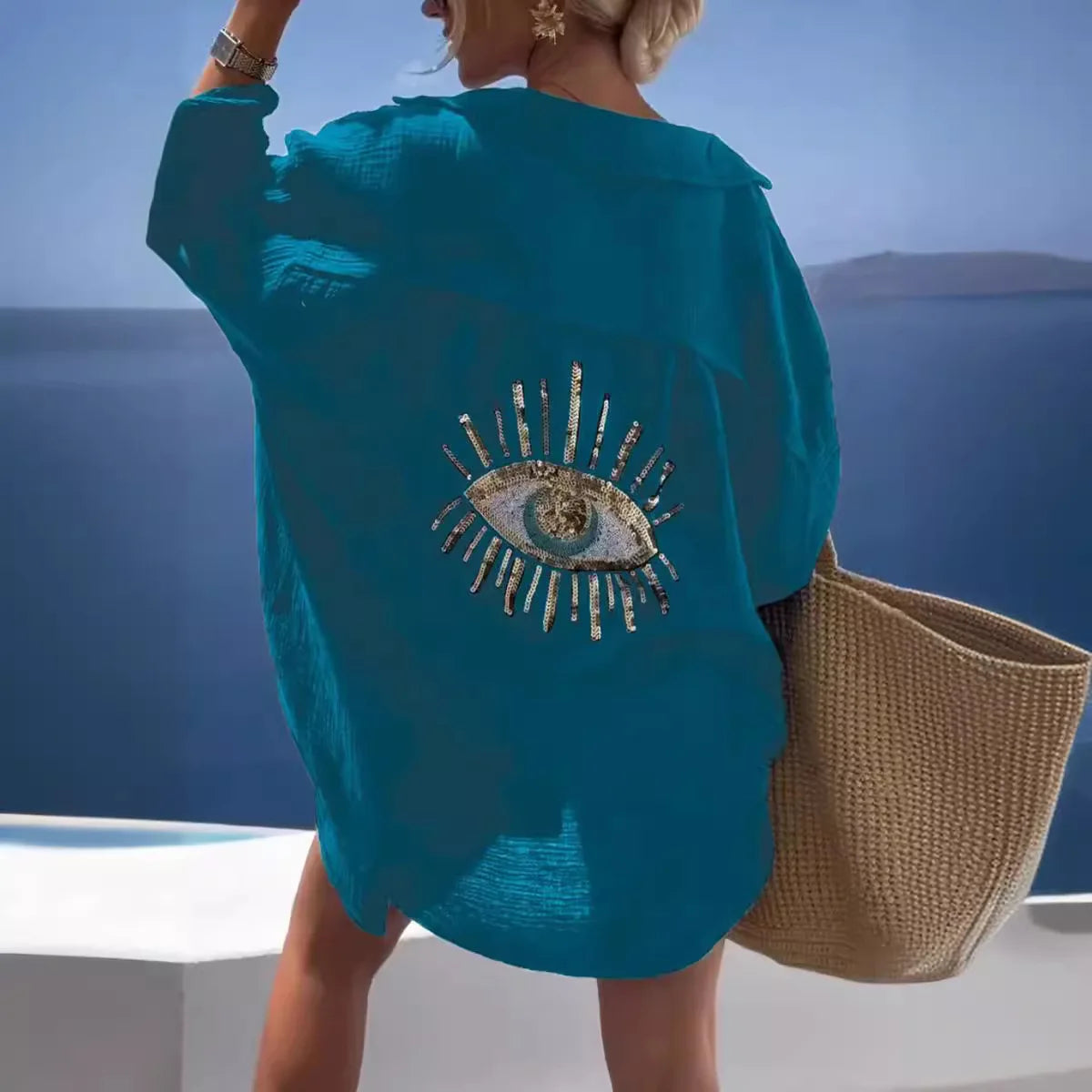 BeachBreeze Sequin Shirt