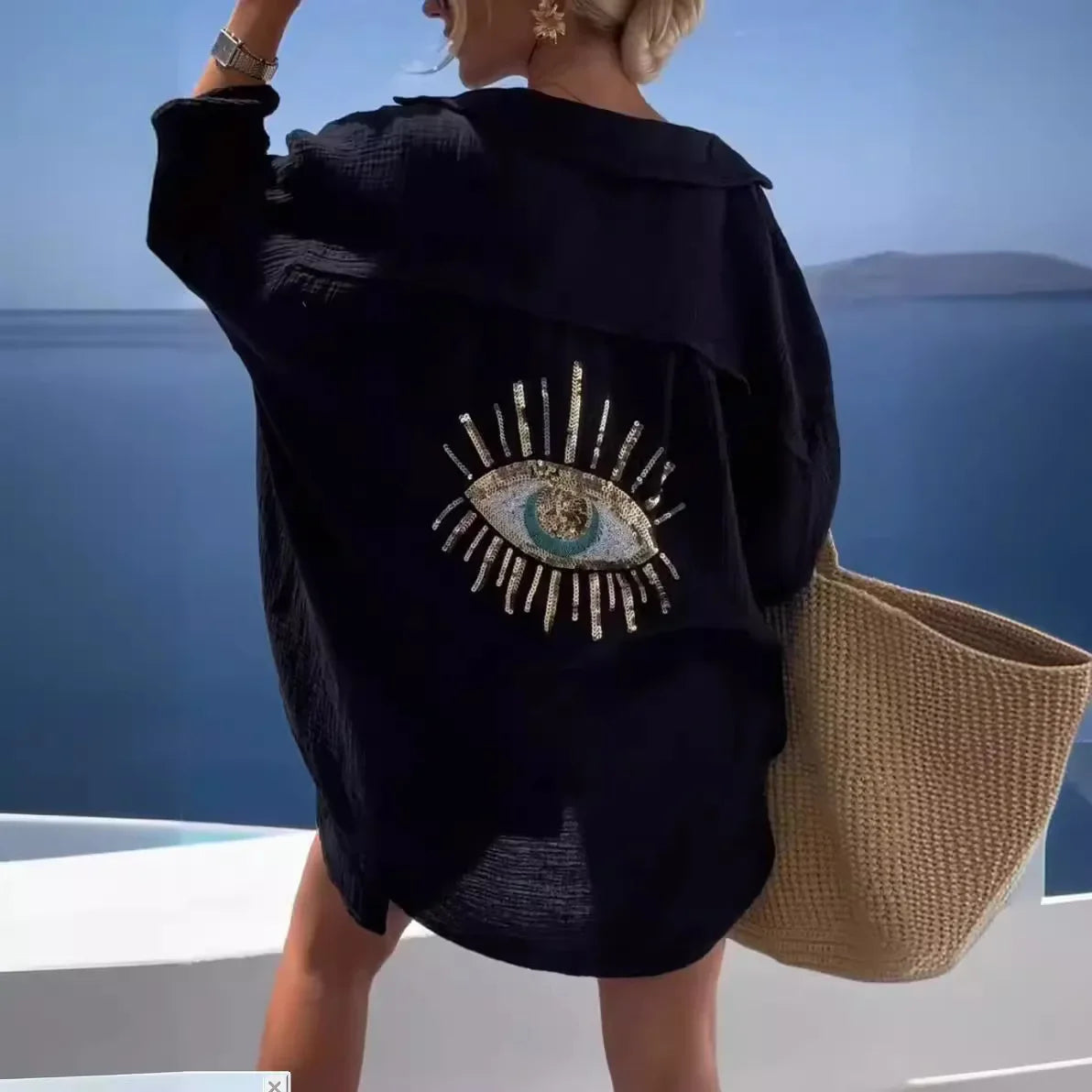 BeachBreeze Sequin Shirt