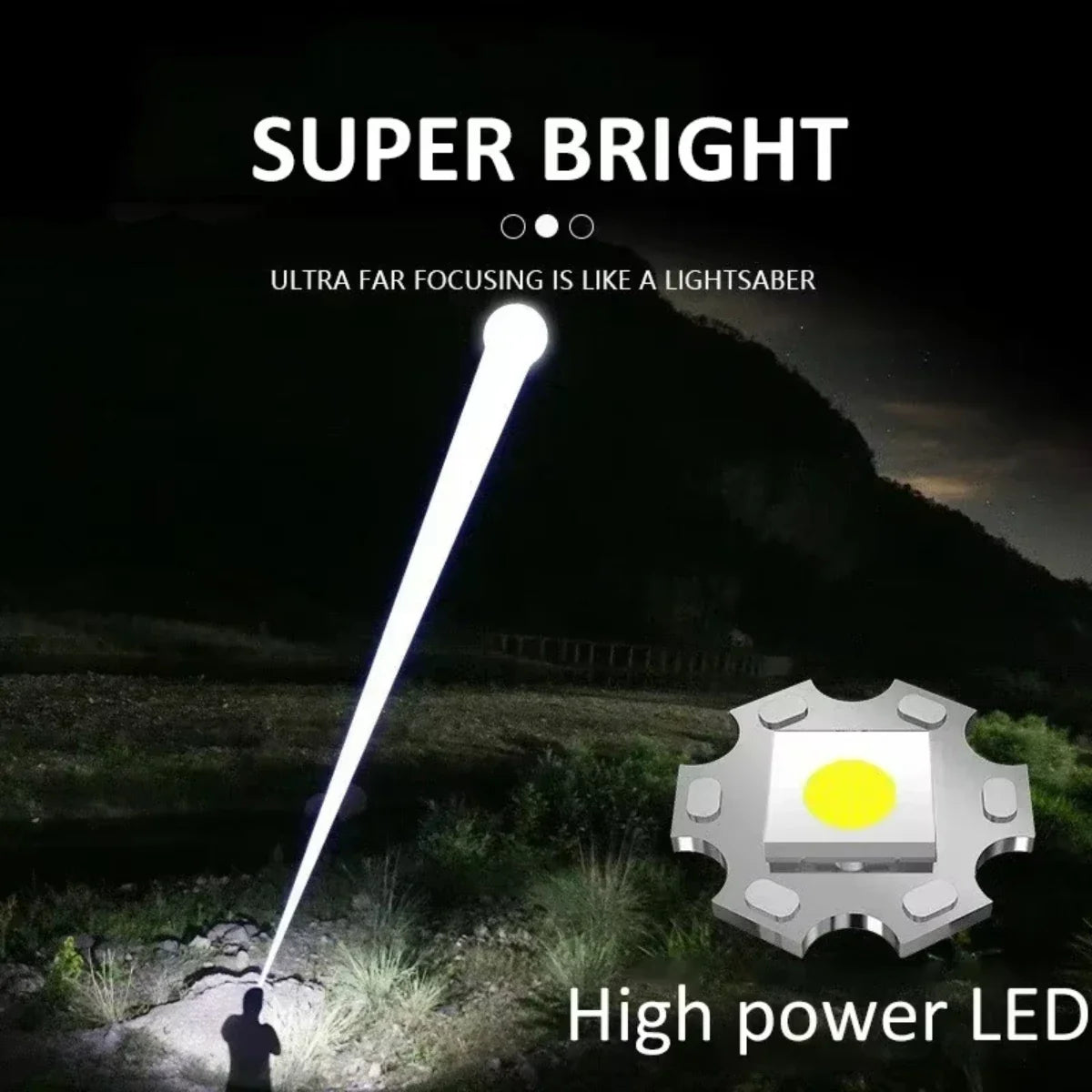 2 in 1 Flashlight Power Bank