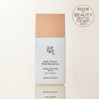 Daily Tinted Fluid Sunscreen SPF 40 — Lightweight Tint + Hydration + Shine Control